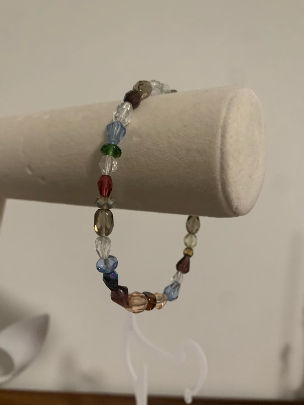 Multicolor Glass Bead Bracelet